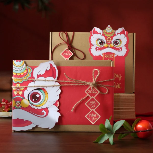 Hop qua ưebp Hộp quà Tết phú quý 5 món tự chọn